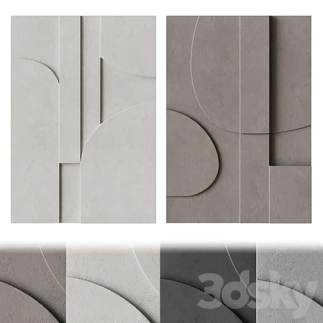 Decorative 3D panel 3D Model