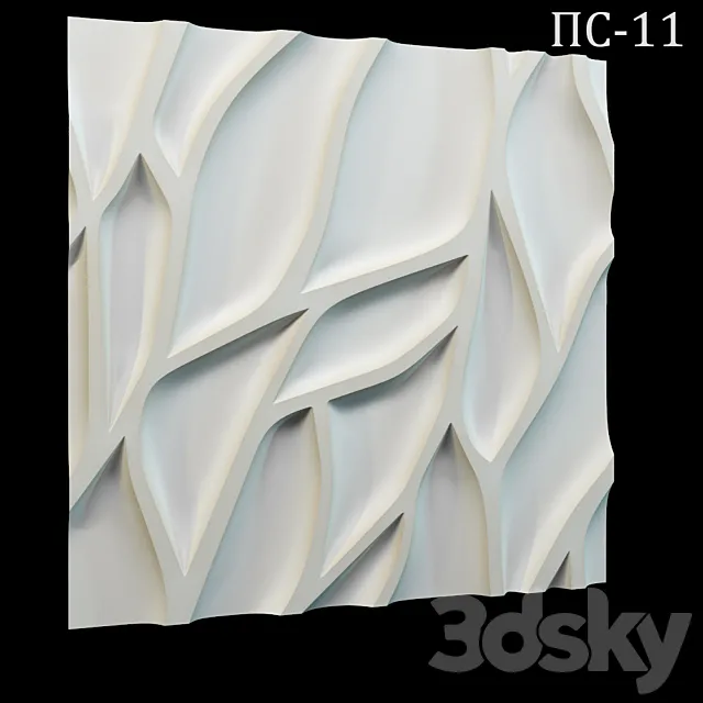 Decorative 3D panel PS-11 3D Model
