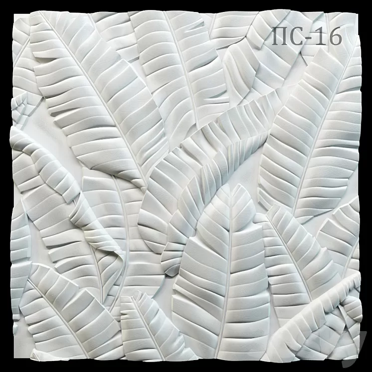 Decorative 3D panel PS-16 3D Model