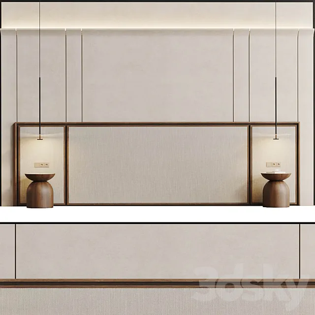 Decorative 3D wall panel 007 3D Model Decorative 3D wall panel 007 3D Model