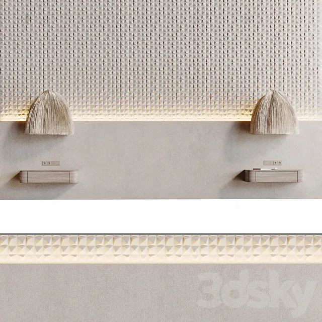 Decorative 3D wall panel 009 3D Model Decorative 3D wall panel 009 3D Model