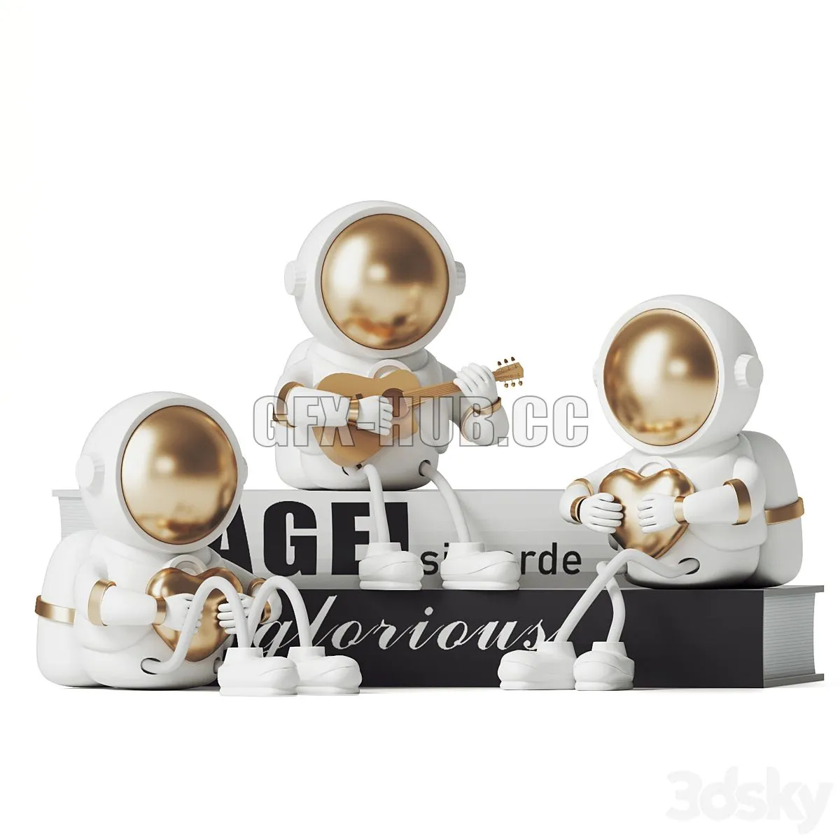 Decorative Astronaut 3D Model
