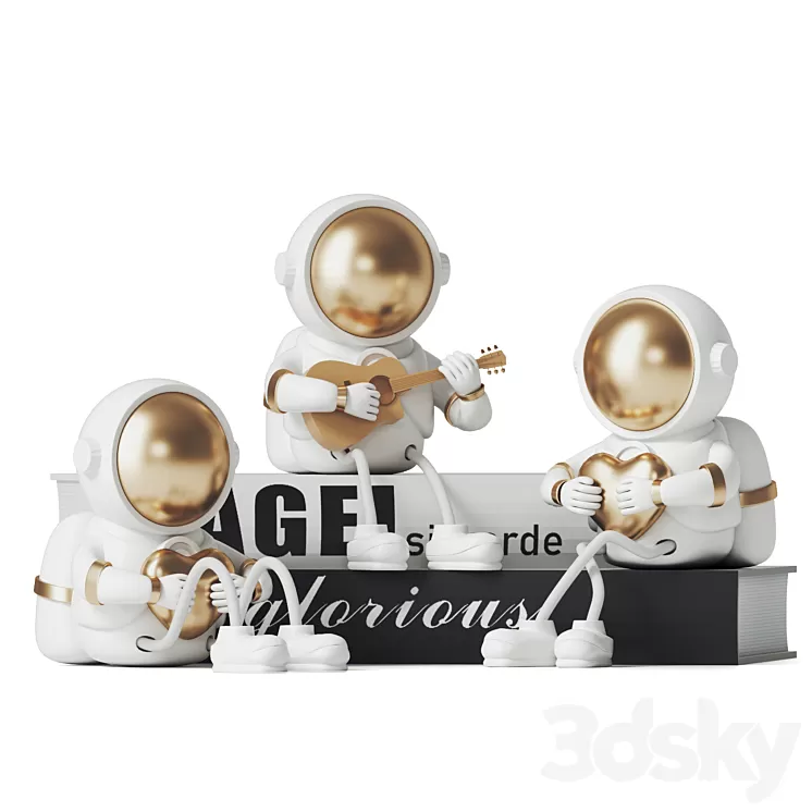Decorative Astronaut 3D Model Decorative Astronaut 3D Model