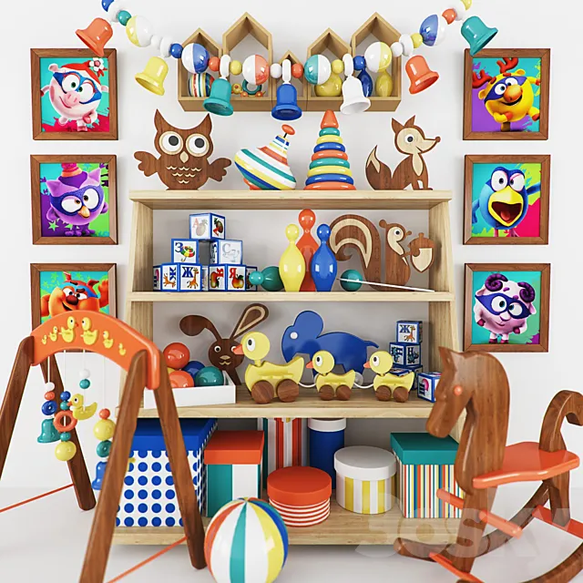 Decorative baby kit 3DModel Decorative baby kit 3DModel