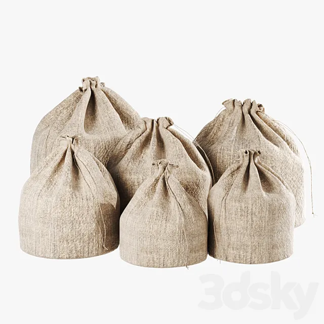 Decorative bags 3D Model
