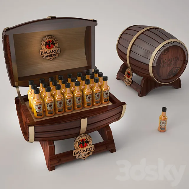 Decorative barrel-chest 3DModel