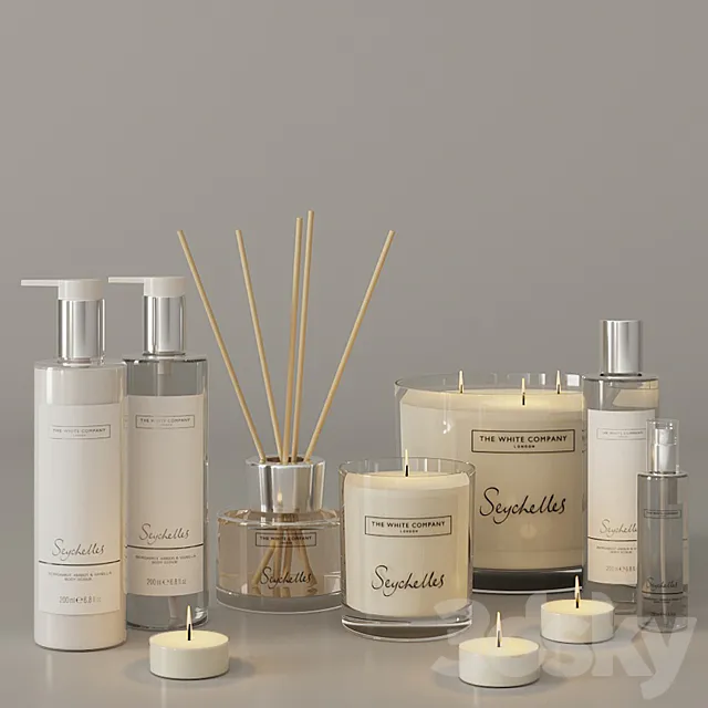 Decorative bathroom set 3DModel