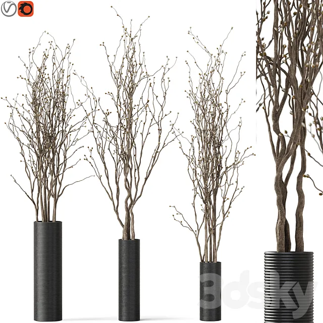 decorative branch 07 3D Model decorative branch 07 3D Model