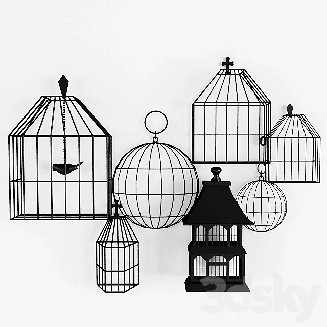 Decorative cell wall 3D Model Decorative cell wall 3D Model