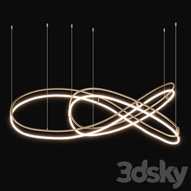 Decorative chandelier 3DModel
