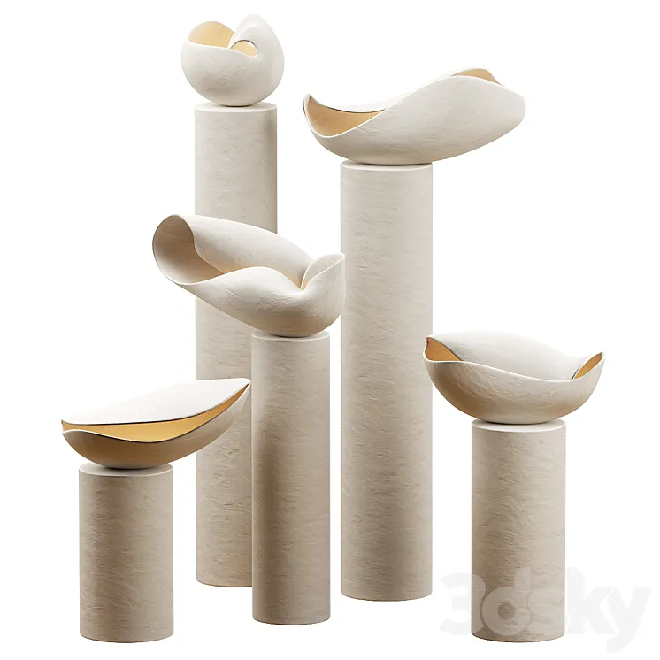 Decorative clay lamps Nautile ii Floor Lamp by Elsa Foulon 3D Model Free Download Decorative clay lamps Nautile ii Floor Lamp by Elsa Foulon 3D Model Free Download