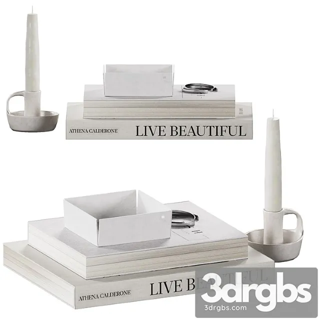 Decorative Coffee Table Set 25 3D Model Download