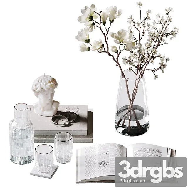 Decorative Coffee Table Set 40 3D Model Download