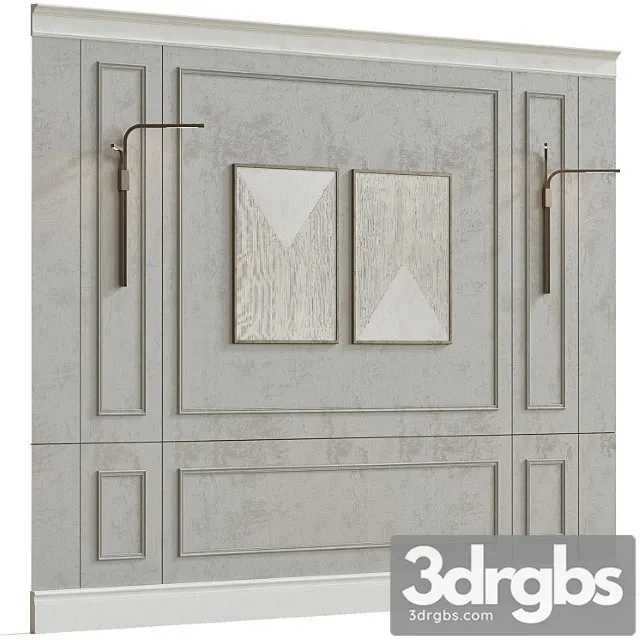 Decorative Composition Of The Wall 3D Model Download Decorative Composition Of The Wall 3D Model Download