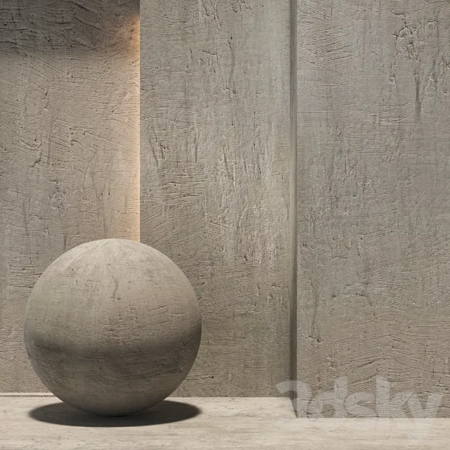 Decorative concrete. 3D Model Decorative concrete. 3D Model