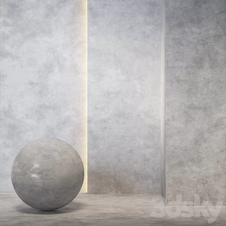 Decorative concrete. 3D Model