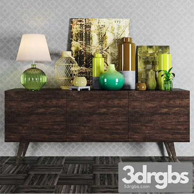 Decorative console tables 3D Model Download