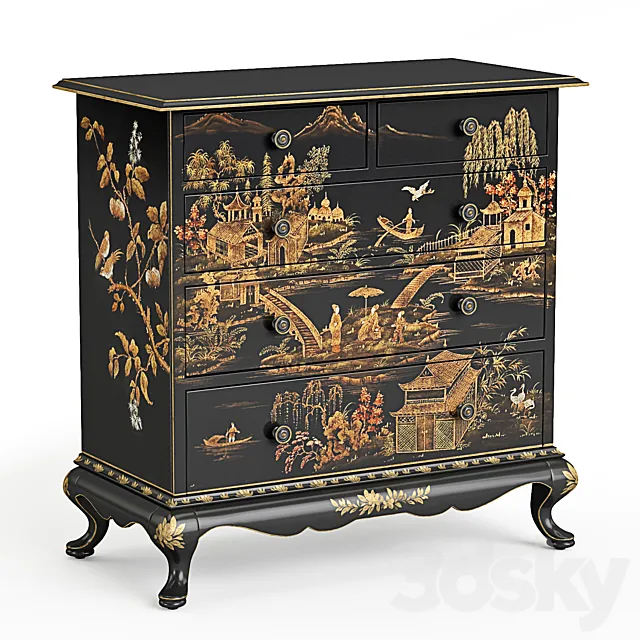 DECORATIVE CRAFTS AUSTIN CHEST 3DModel DECORATIVE CRAFTS AUSTIN CHEST 3DModel
