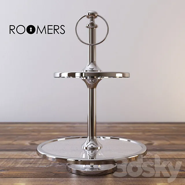 Decorative dish brand Roomers 3D Model