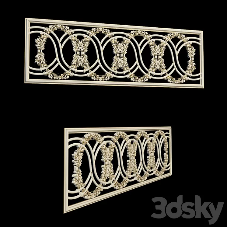 Decorative element 3D Model Decorative element 3D Model