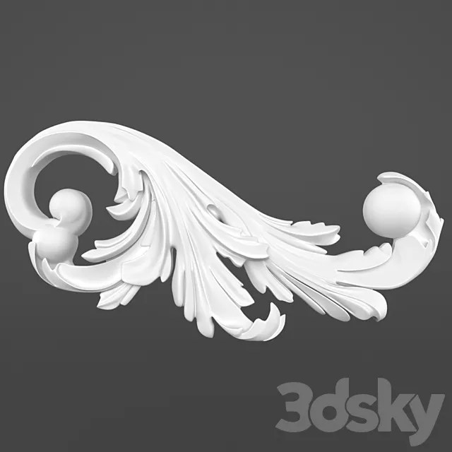 Decorative element 3D Model Decorative element 3D Model