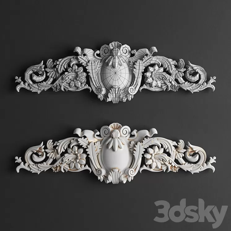 Decorative element 3D Model Decorative element 3D Model