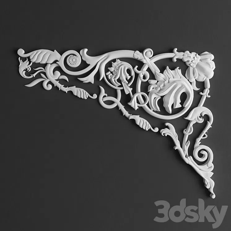 Decorative element_C1 3D Model Decorative element_C1 3D Model