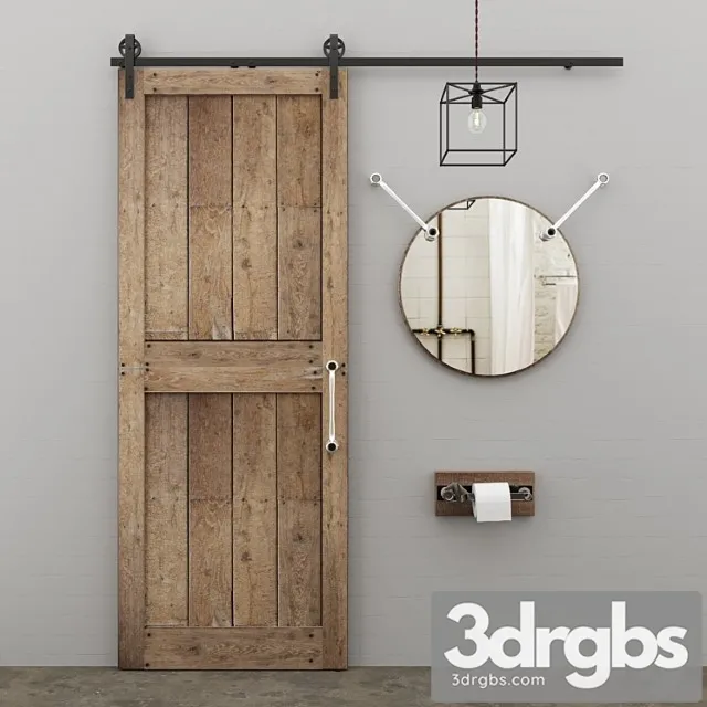 Decorative elements in the style of loft for bathrooms 3D Model Download Decorative elements in the style of loft for bathrooms 3D Model Download