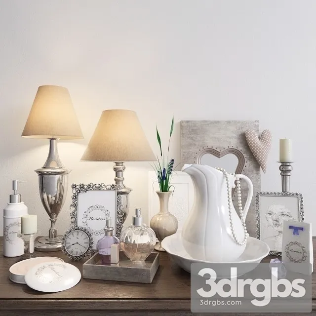 Decorative Female Set 3D Model Download