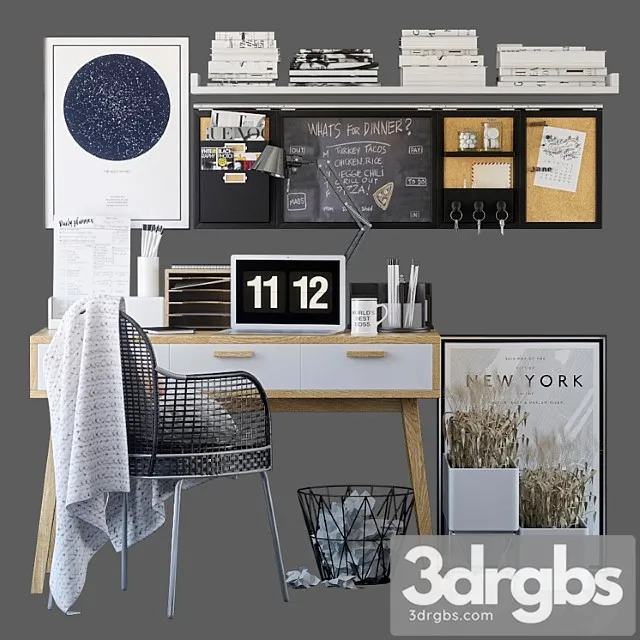 Decorative filling desk 2 2 3D Model Download Decorative filling desk 2 2 3D Model Download