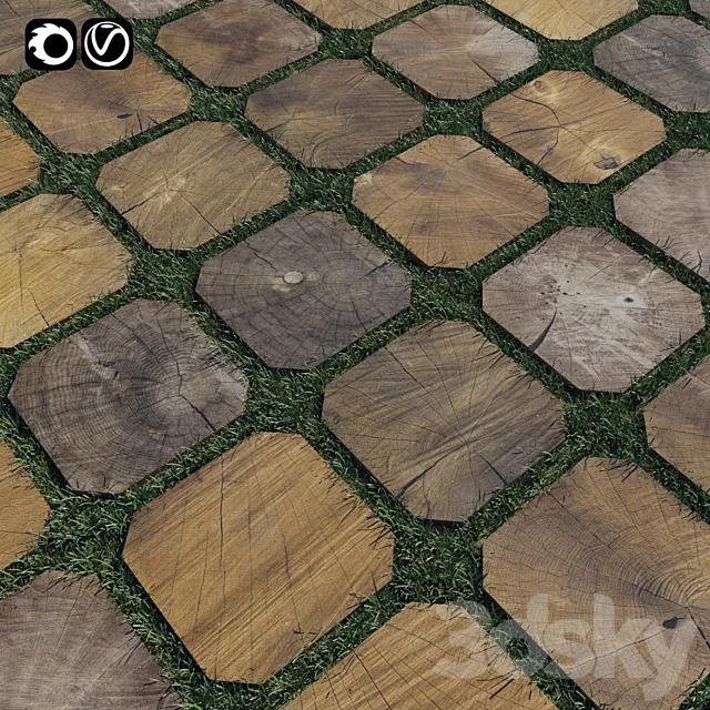 Decorative Floor 3D Model Decorative Floor 3D Model