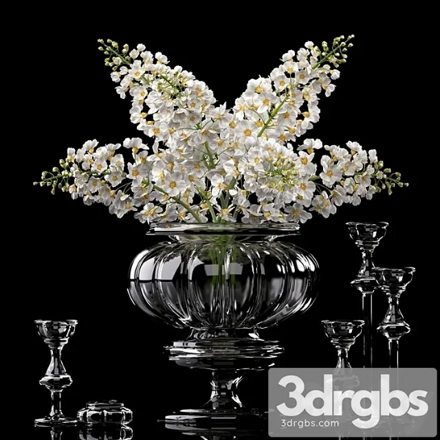 Decorative Flower Vase Set 6 3D Model Download Decorative Flower Vase Set 6 3D Model Download