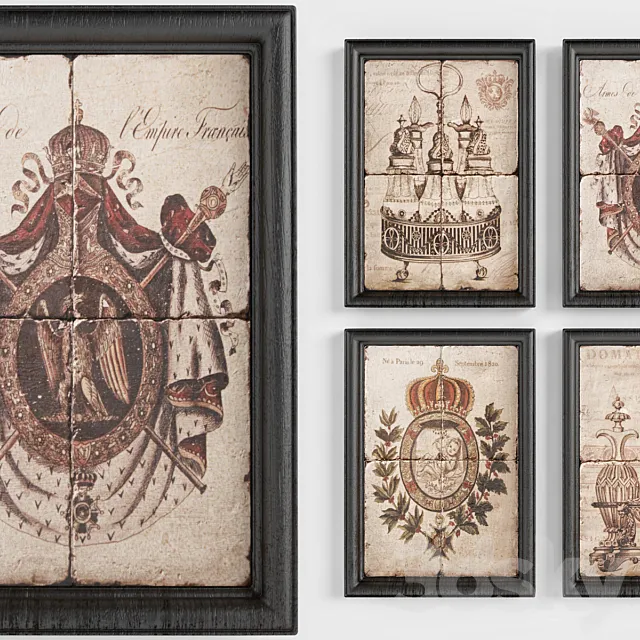 Decorative frames 3DModel