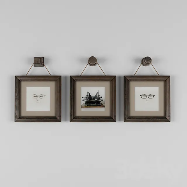 Decorative frames 3DModel