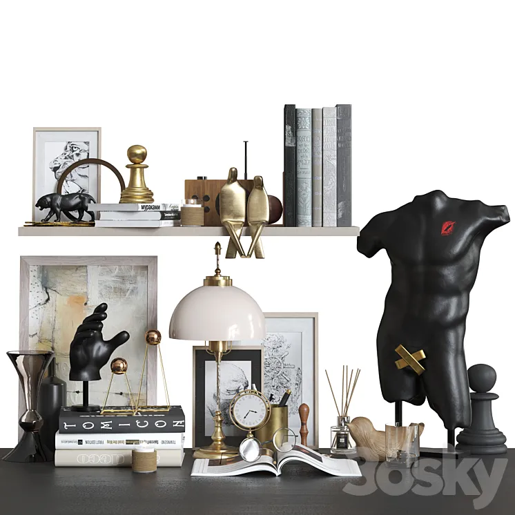 Decorative Furniture – Set 03 3D Model Free Download Decorative Furniture – Set 03 3D Model Free Download