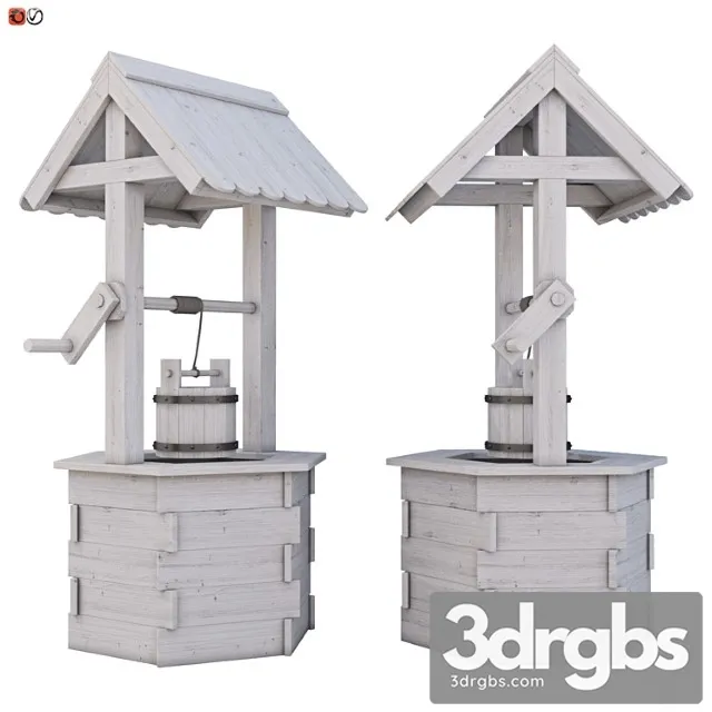 Decorative Garden Wells 04 3D Model Download