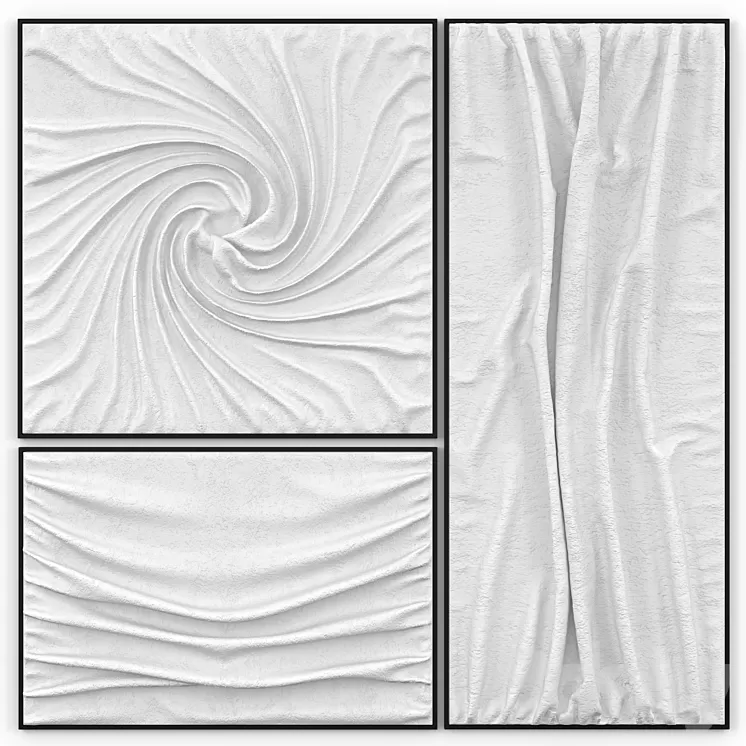 Decorative Gypsum Panel 3D Model Free Download