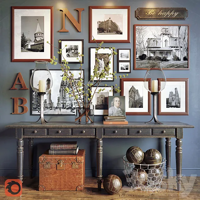 Decorative Home Sets 1 3DModel Decorative Home Sets 1 3DModel