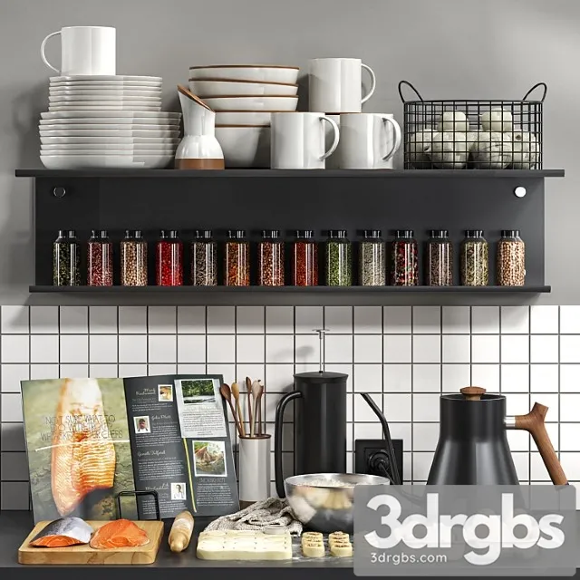 Decorative kitchen set 06 Decorative kitchen set 06