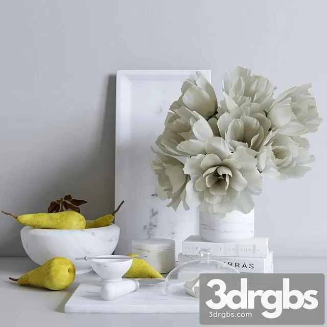 Decorative Kitchen Set with 3D Model Download