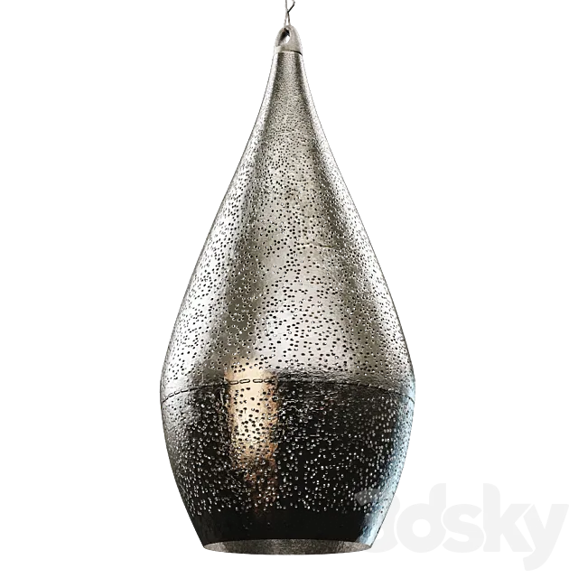 Decorative lamp with holes 3DModel Decorative lamp with holes 3DModel