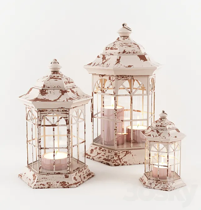 Decorative lantern 3D Model Decorative lantern 3D Model