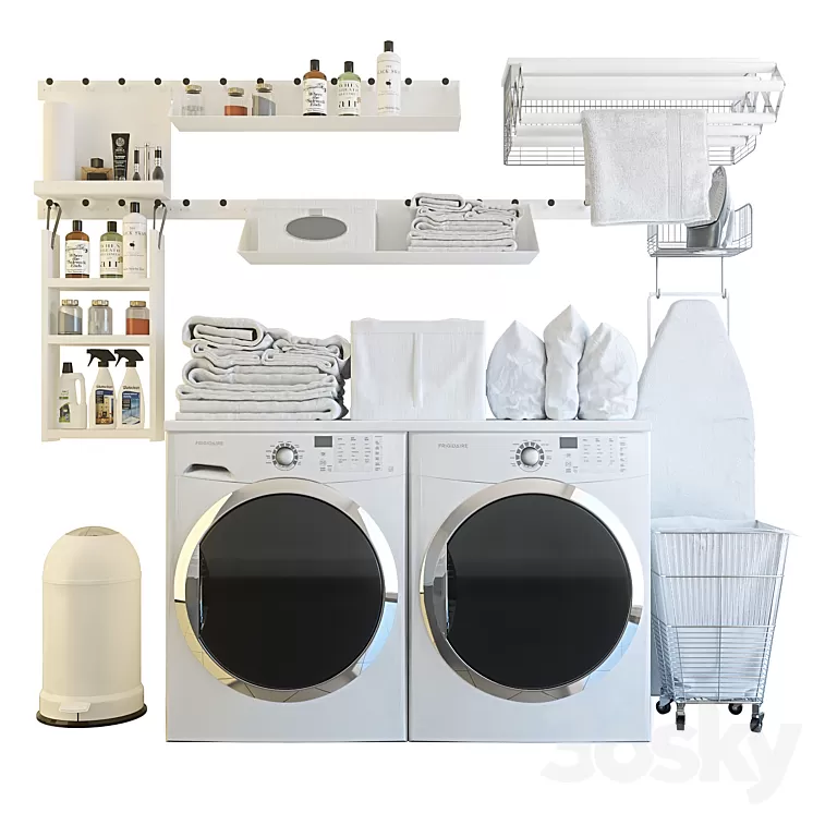 Decorative laundry filling 3D Model Free Download