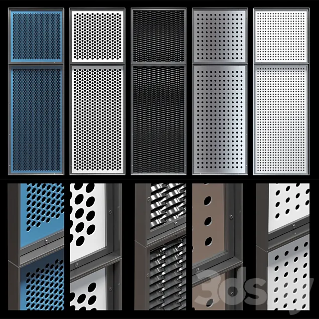 Decorative metal lattices – Circle 3DModel Decorative metal lattices – Circle 3DModel