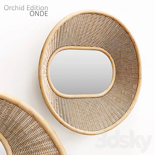 decorative mirror 3 3D Model