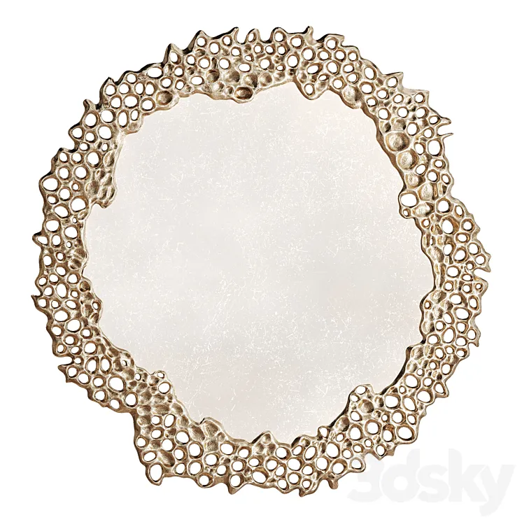 Decorative mirror Honeycomb Garda Decor 3D Model Free Download