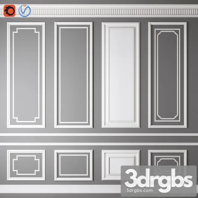 Decorative Molding 09 3D Model Download Decorative Molding 09 3D Model Download