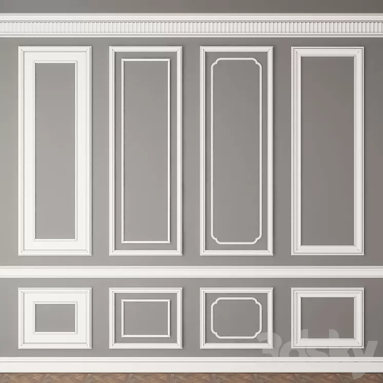 Decorative molding_01 3D Model Decorative molding_01 3D Model