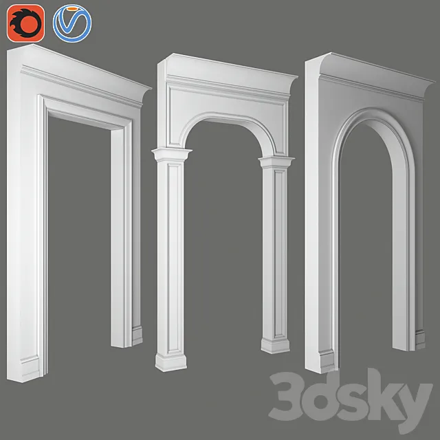 Decorative molding_010 3D Model Decorative molding_010 3D Model