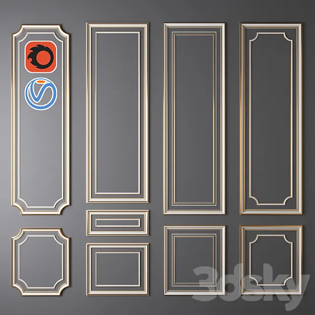 Decorative molding_010 3DModel Decorative molding_010 3DModel